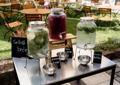 Catering für Feiern in der Eventlocation für Hochzeiten und Firmenevents